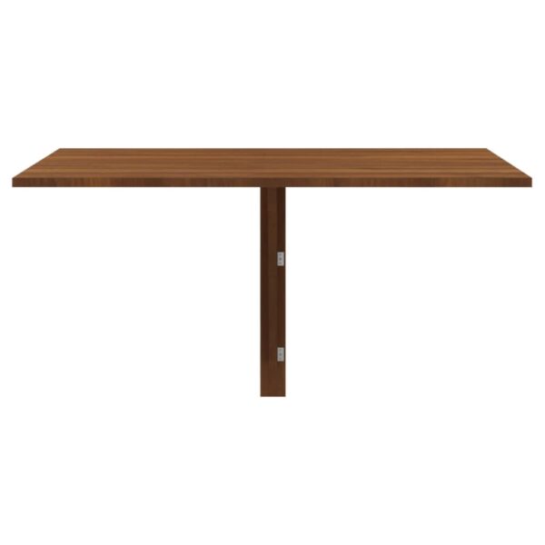 Mesa parede dobrável derivados de madeira carvalho castanho - Image 2