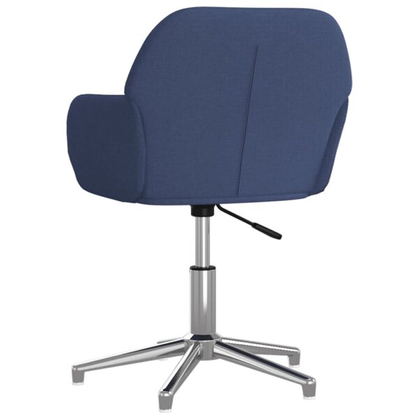 Cadeiras de jantar giratórias 2 pcs tecido azul - Image 5