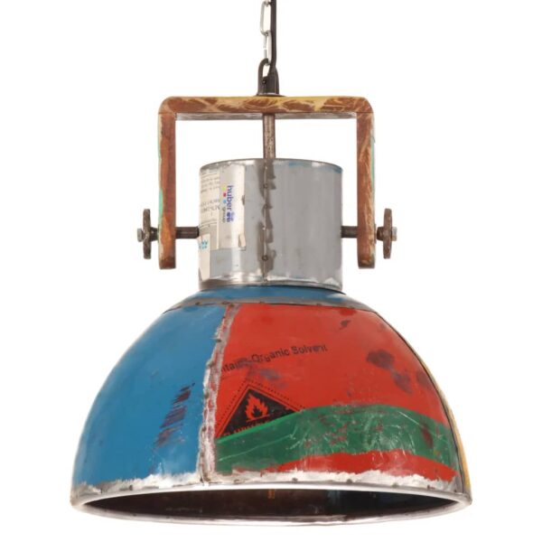 Candeeiro suspenso industrial redondo 25W 40 cm E27 multicor - Image 2