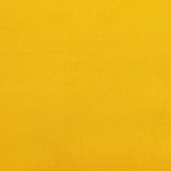 Cadeiras de jantar giratórias 2 pcs veludo amarelo - Image 8