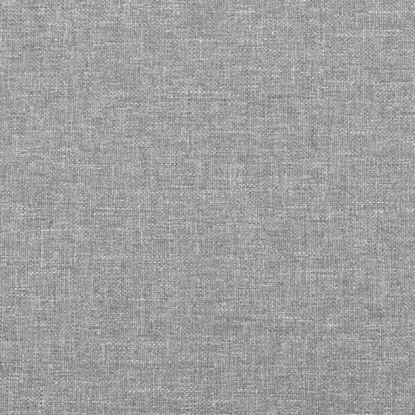 Banco 100x30x30 cm tecido cinza-claro - Image 5