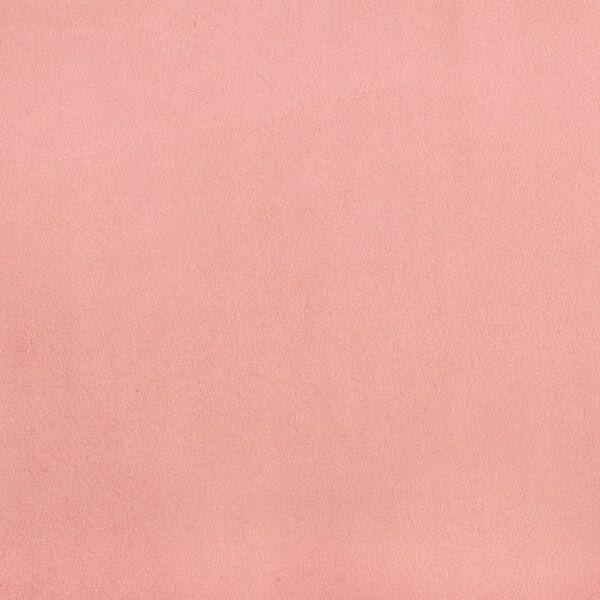 Colchão de molas ensacadas 90x190x20 cm veludo rosa - Image 5