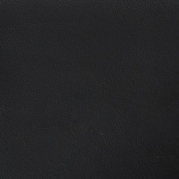 Banco 100x35x41 cm couro artificial preto - Image 5