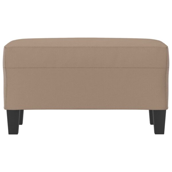 Banco 70x35x41 cm couro artificial cor cappuccino - Image 2