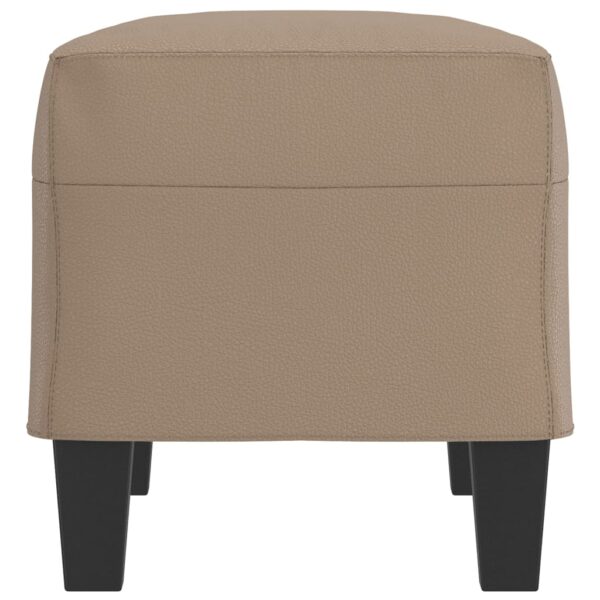 Banco 70x35x41 cm couro artificial cor cappuccino - Image 3