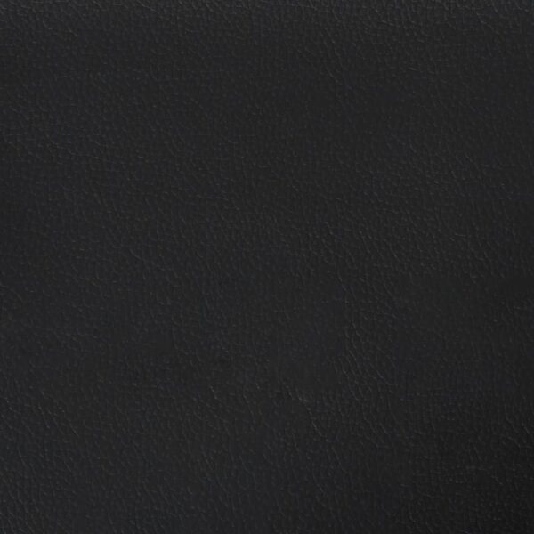 Banco 100x35x41 cm couro artificial preto - Image 5