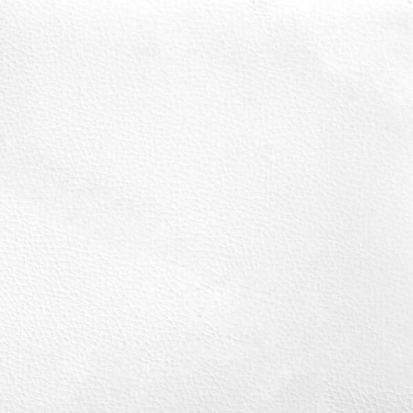 Cadeira de escritório reclinável couro artificial branco - Image 9