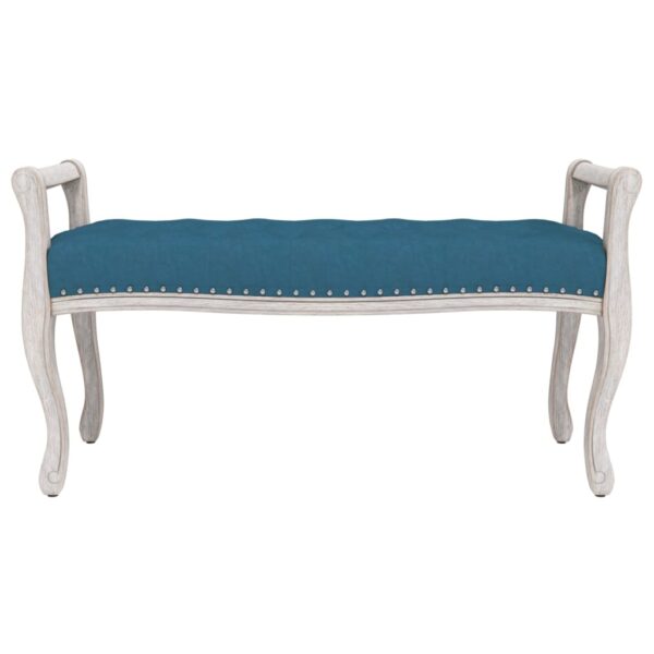 Banco 110x45x60 cm veludo azul - Image 2
