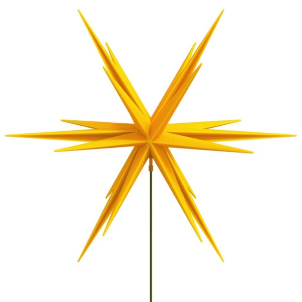 Luzes de Natal com espigões 3 pcs LED dobrável 35 cm amarelo - Image 6