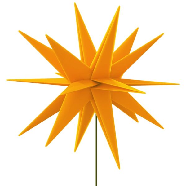 Luzes de Natal com espigões 3 pcs LED dobrável 35 cm amarelo - Image 7