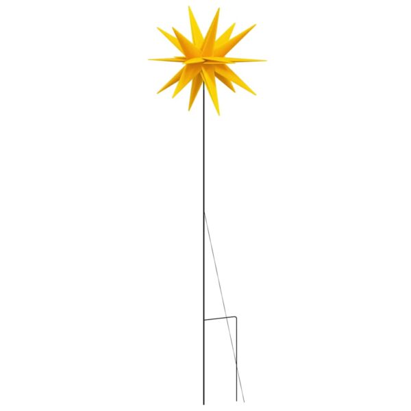 Luzes de Natal com espigões 3 pcs LED dobrável 35 cm amarelo - Image 8