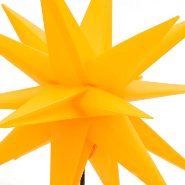 Luzes de Natal com espigões 3 pcs LED dobrável 35 cm amarelo - Image 10