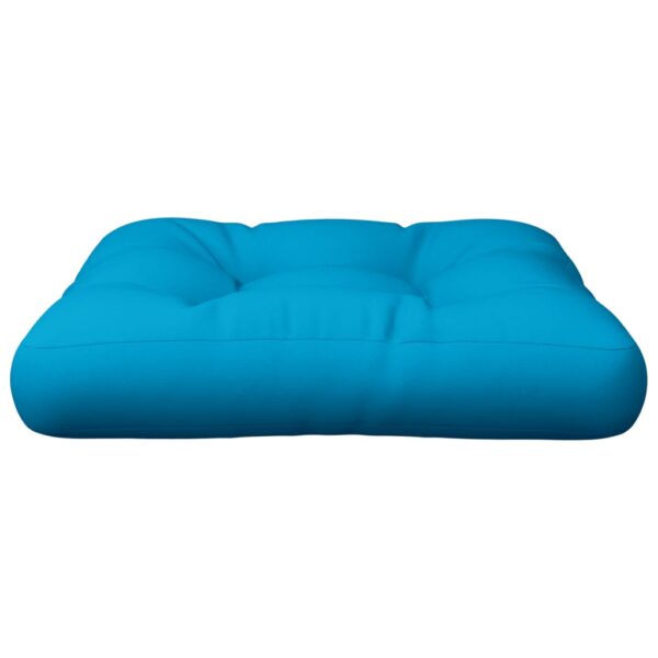 Almofadão para paletes 58x58x10 cm tecido azul-claro - Image 3