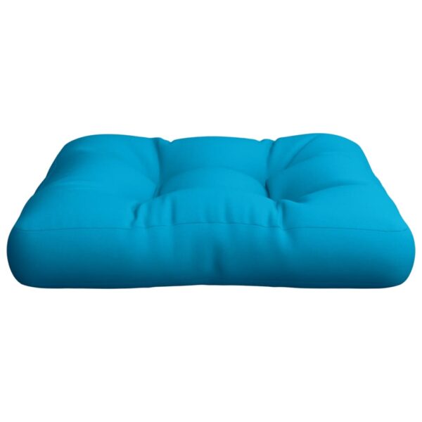 Almofadão para paletes 58x58x10 cm tecido azul-claro - Image 4