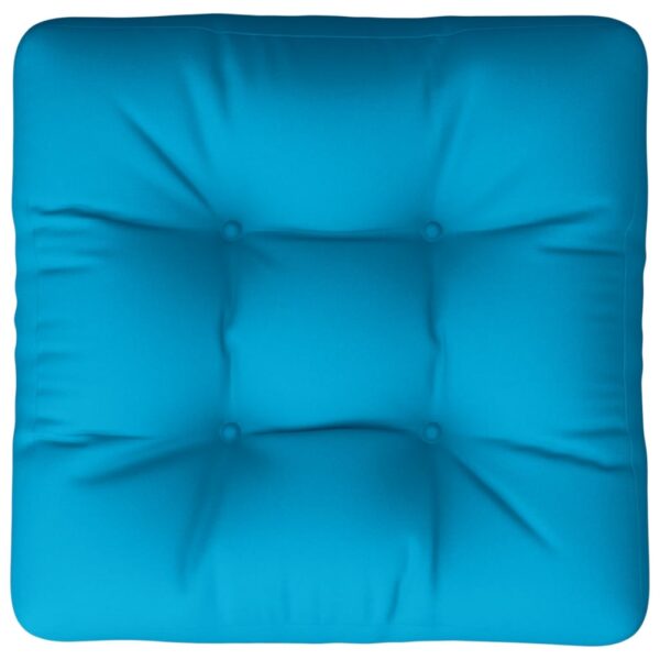 Almofadão para paletes 58x58x10 cm tecido azul-claro - Image 5
