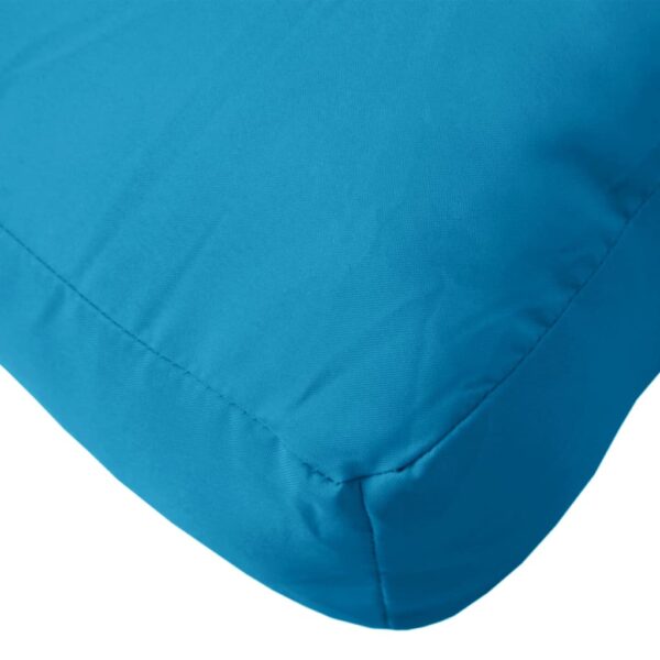Almofadão para paletes 58x58x10 cm tecido azul-claro - Image 7