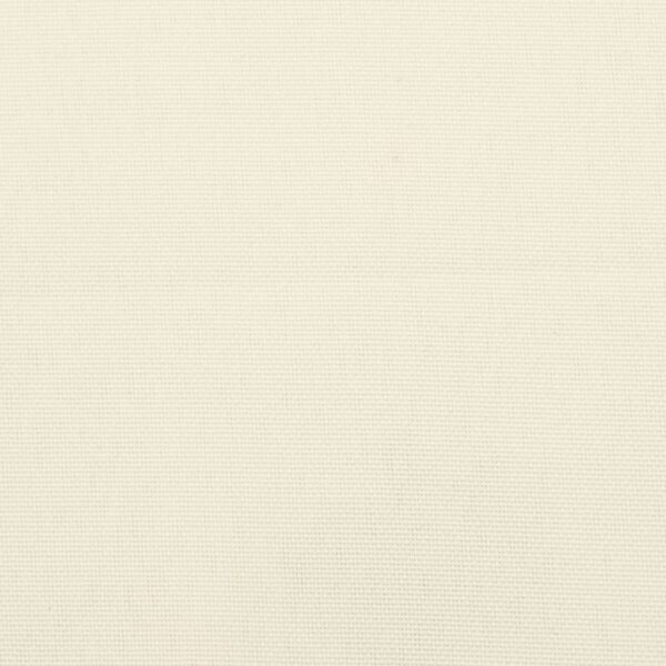 Almofadões de cadeira 6 pcs 50x50x7cm tecido oxford branco nata - Image 7