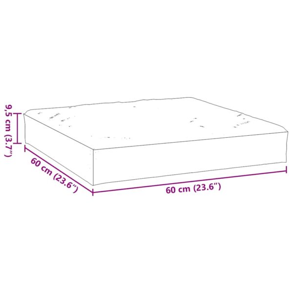 Almofadão para sofá de paletes 60x60x8 cm tecido cor creme - Image 6