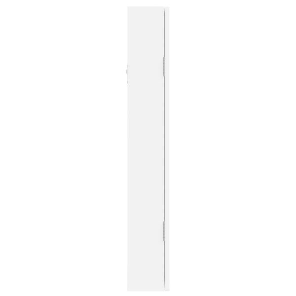 Móvel para joias de parede espelhado com luzes LED branco - Image 4