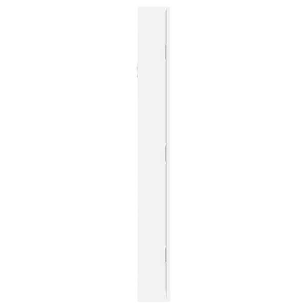 Móvel para joias de parede espelhado com luzes LED branco - Image 4