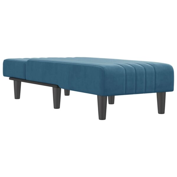 Chaise longue veludo azul - Image 2