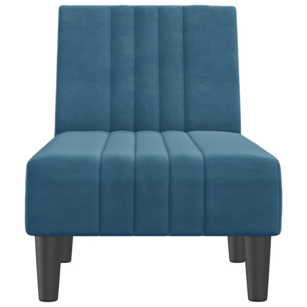 Chaise longue veludo azul - Image 3