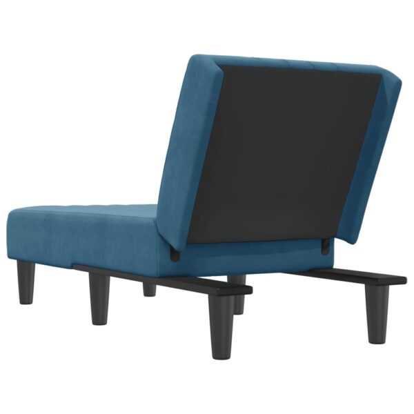 Chaise longue veludo azul - Image 4