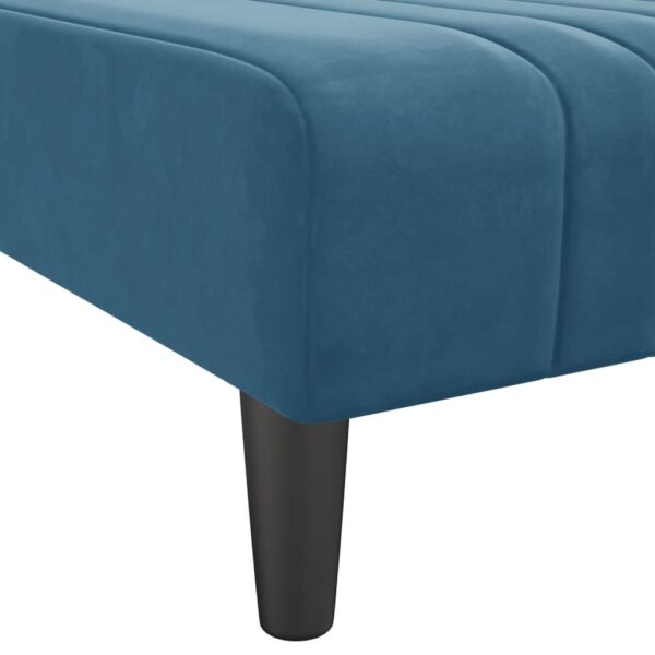 Chaise longue veludo azul - Image 6