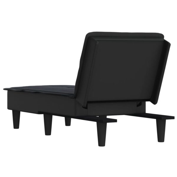 Chaise longue tecido preto - Image 4