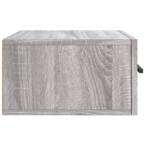 Mesas de cabeceira de parede 2 pcs 35x35x20 cm cinzento sonoma - Image 7