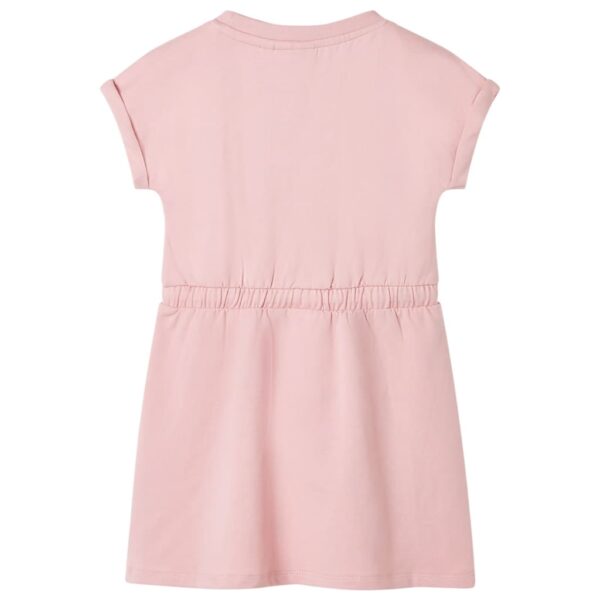 Vestido de criança com cordão rosa-claro 140 - Image 2