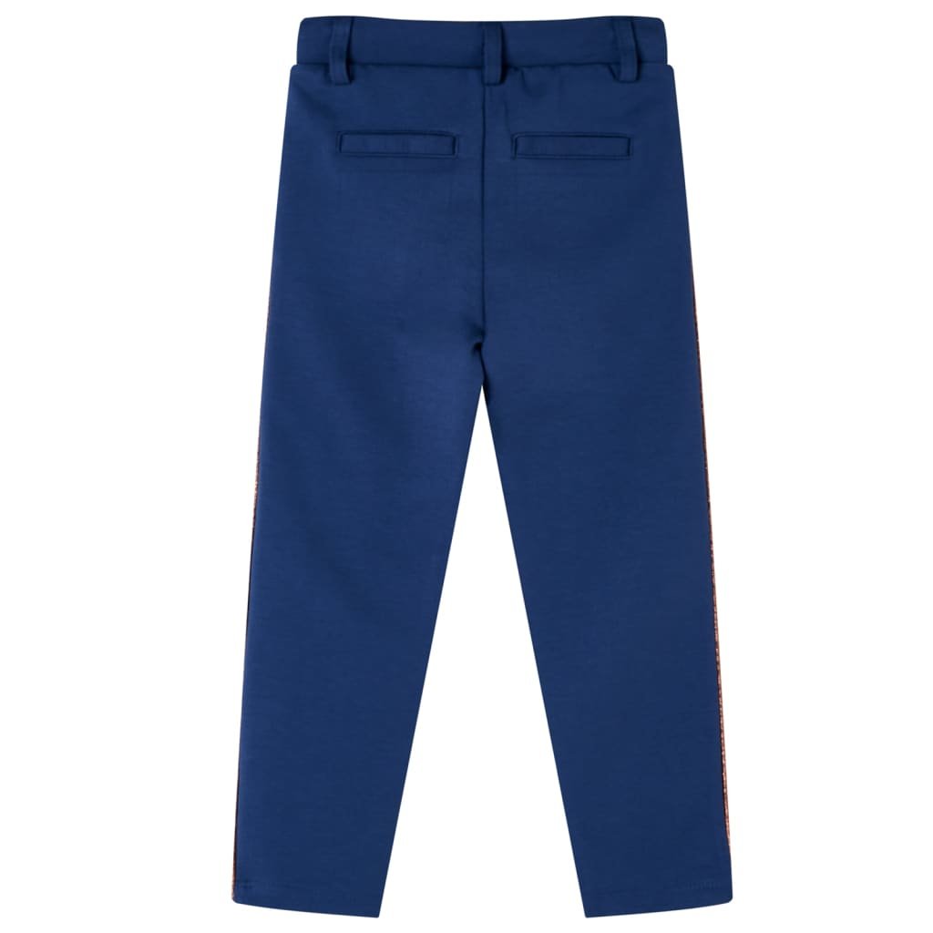 Calças de criança com cordão azul-marinho 104 - Image 2