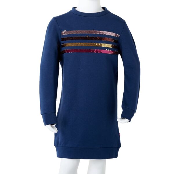 Vestido para criança azul-marinho 116 - Image 8