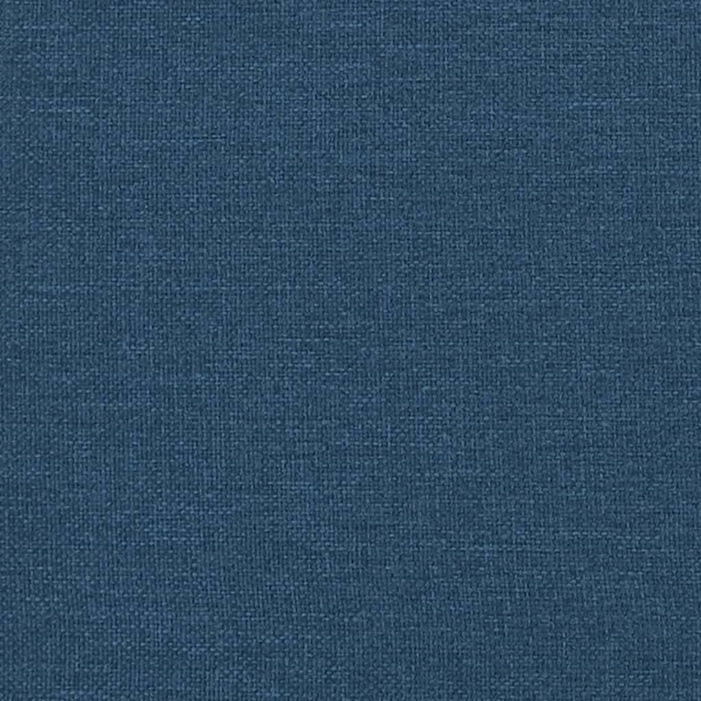 Cadeira de massagens reclinável c/ apoio de pés tecido azul - Image 9