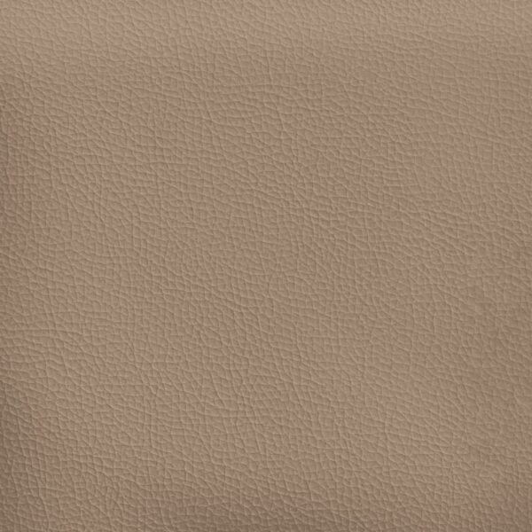 Poltrona com apoio de pés 60 cm couro artificial cappuccino - Image 5