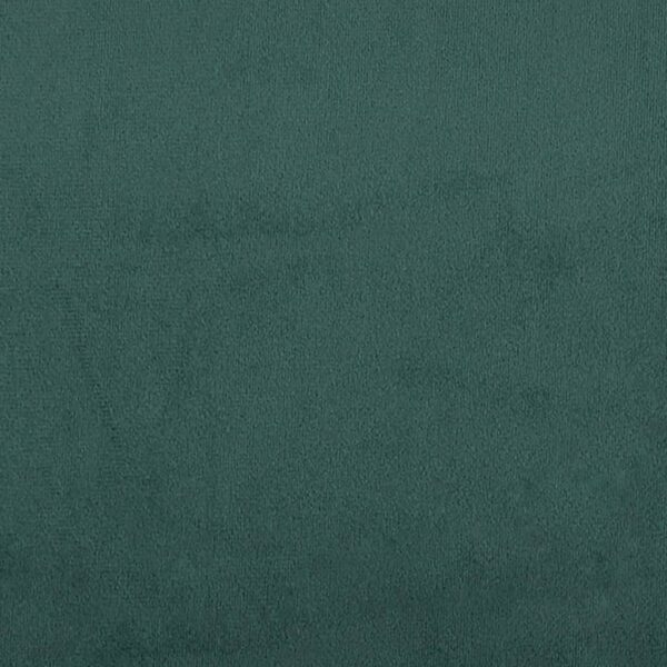 3 pcs conjunto de sofás com almofadões veludo verde-escuro - Image 7