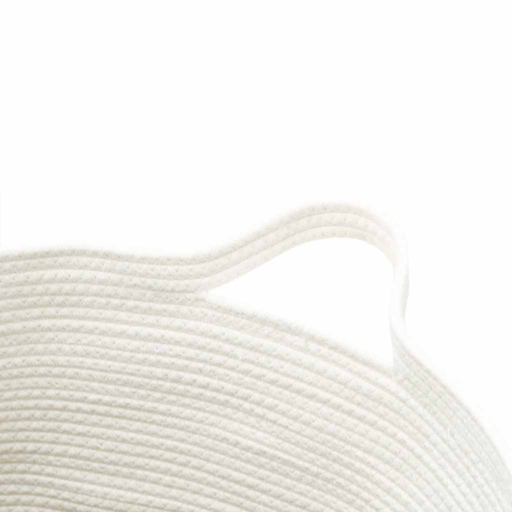 Cesto de arrumação Ø49x65 cm algodão preto e branco - Image 5