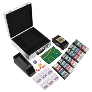 Conjunto de fichas de póquer 600 pcs 11,5 g