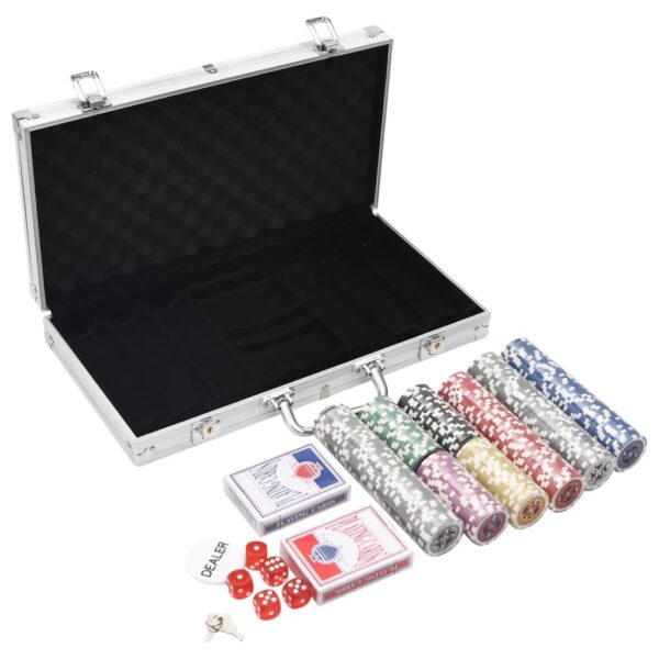 Conjunto de fichas de póquer 300 pcs 11,5 g