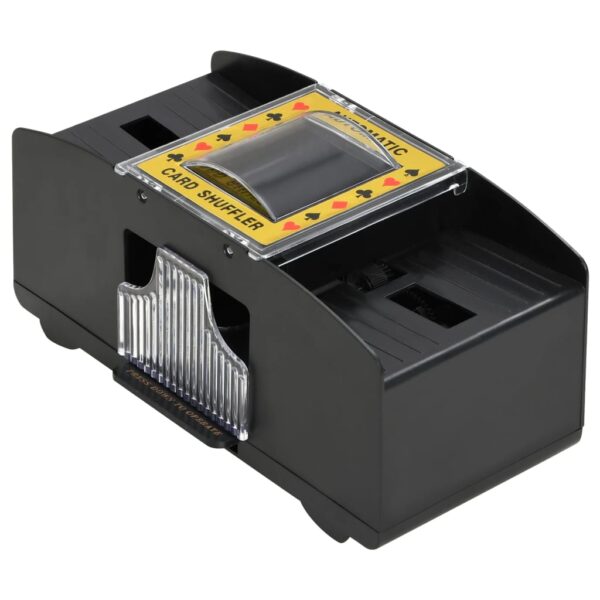 Baralhador de cartas automático para 2 baralhos preto - Image 2