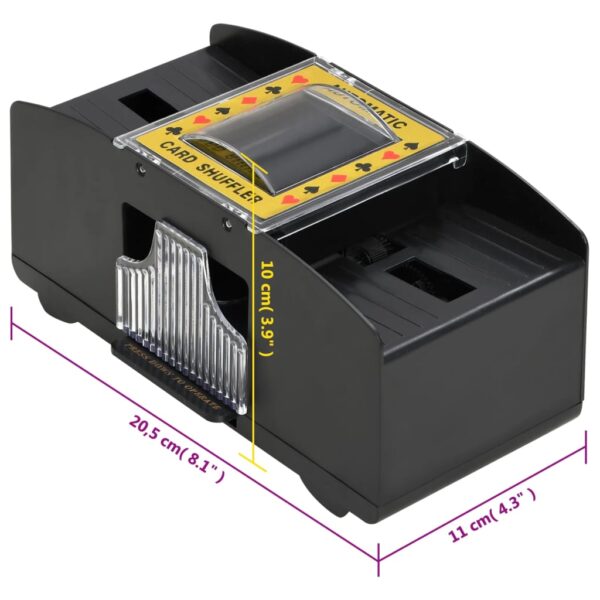 Baralhador de cartas automático para 2 baralhos preto - Image 10