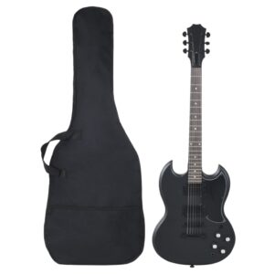 Guitarra elétrica para iniciantes com saco 4/4 39" preto