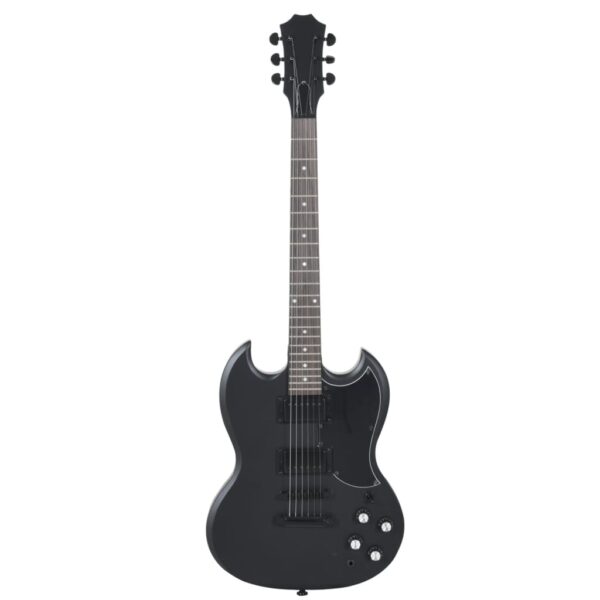 Guitarra elétrica para iniciantes com saco 4/4 39" preto - Image 3