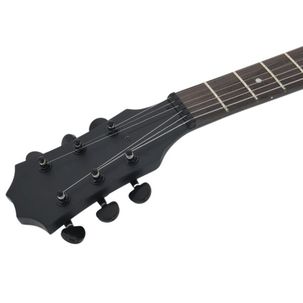 Guitarra elétrica para iniciantes com saco 4/4 39" preto - Image 8