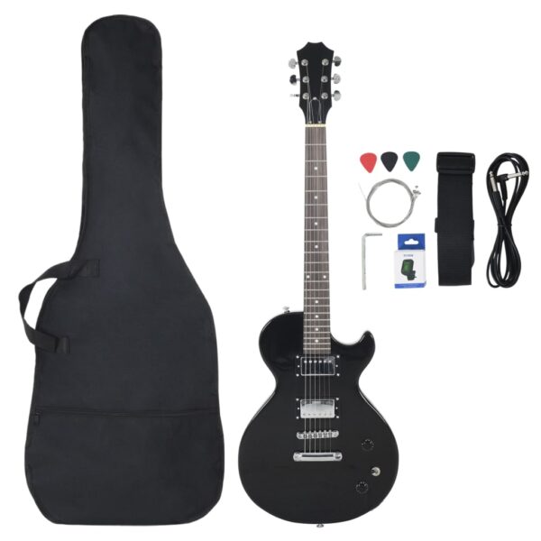 Guitarra elétrica para iniciantes com saco 4/4 39" preto - Image 2