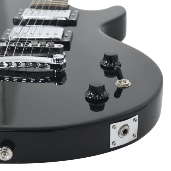 Guitarra elétrica para iniciantes com saco 4/4 39" preto - Image 7