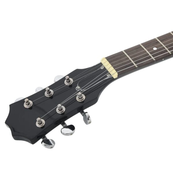 Guitarra elétrica para iniciantes com saco 4/4 39" preto - Image 8