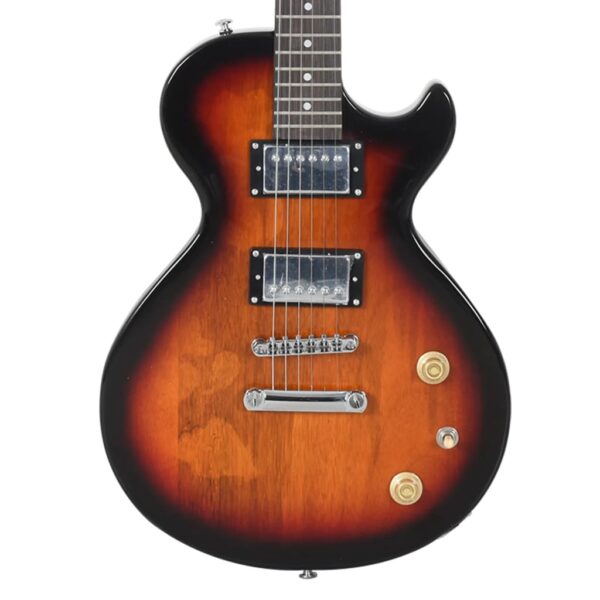 Guitarra elétrica p/ iniciantes com saco 4/4 39" castanho/preto - Image 6