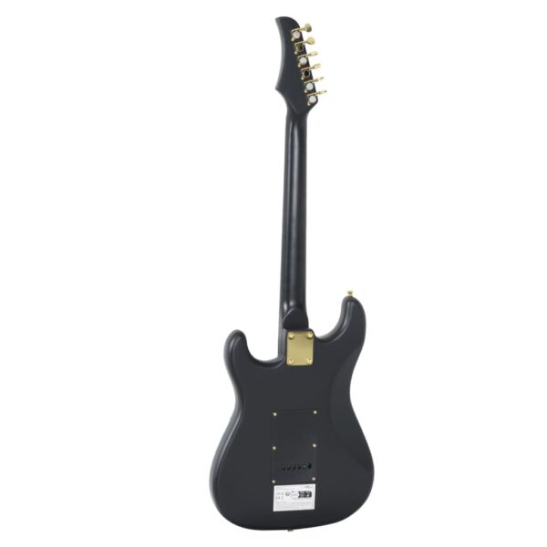 Guitarra elétrica p/ iniciantes c/saco 4/4 39" castanho/dourado - Image 5