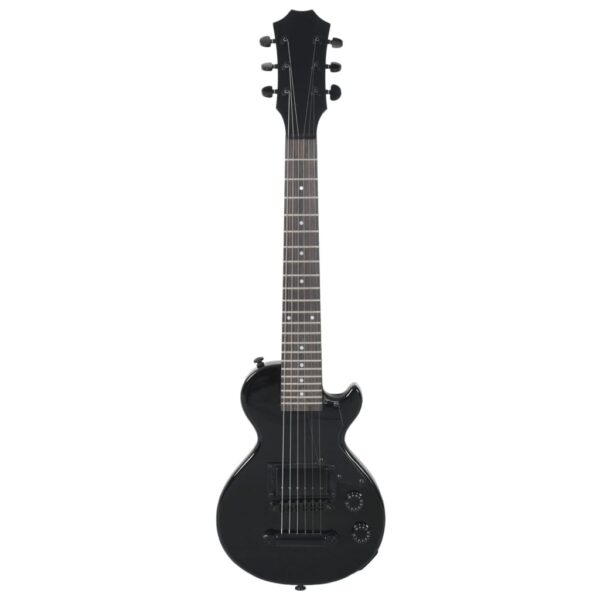Guitarra elétrica para crianças com saco 3/4 30" preto - Image 3